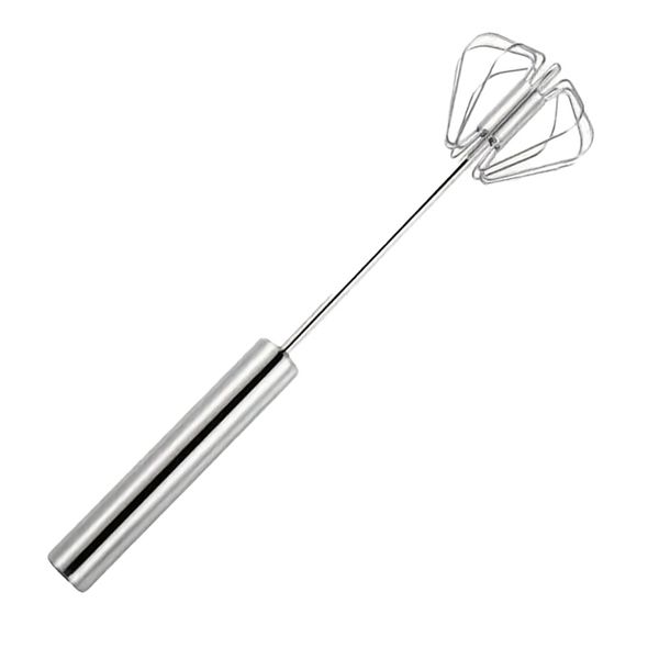 Manual Handheld Whisk - Stainless Steel Egg Beater for Baking &amp; Cooking