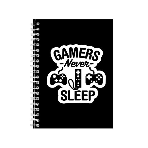 Gamer Notebook Gaming Gift Idea Writing Book Notepad Pad 32
