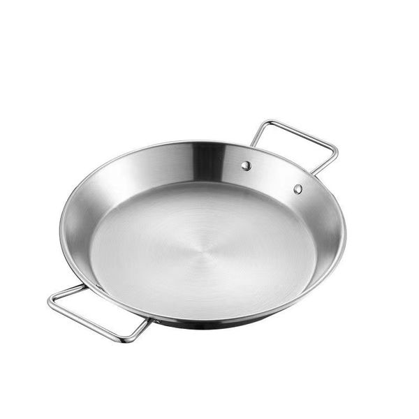 Continental Homeware Aluminium Paella Frying Pan - 34cm