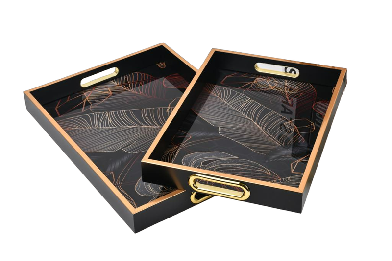 Modern 2 Piece Serving Tray