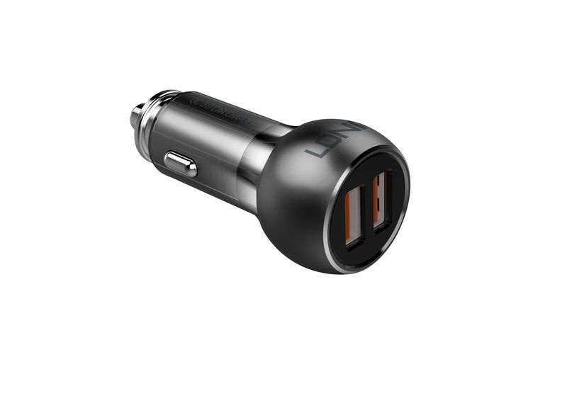 Dual USB QC3.0 : 36 Watt Fast Car Charger for Mobile Phone - LDNIO C503Q