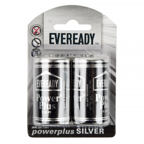 Eveready - Battery R20Pp D Cell 2 Pack - 2 Pack