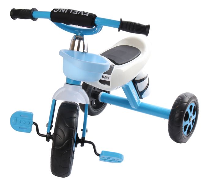 Eveling Sturdy Ride-on Cruiser Tricycle with Storage Basket - Green