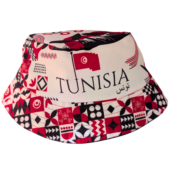 Tunisia Flag of Flags Bucket hat
