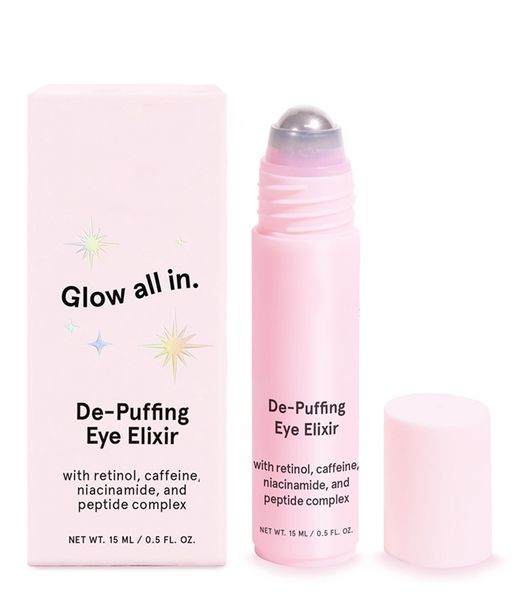 De-Puffing Eye Elixir Roller with Retinol &amp; Caffeine - Anti-Aging