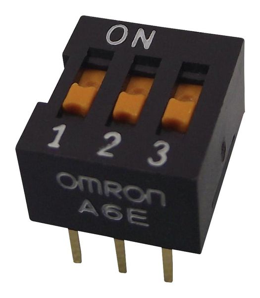 Omron (A6E-3104-N) DIP / SIP Switch, SPST, 24 V, 25 mA