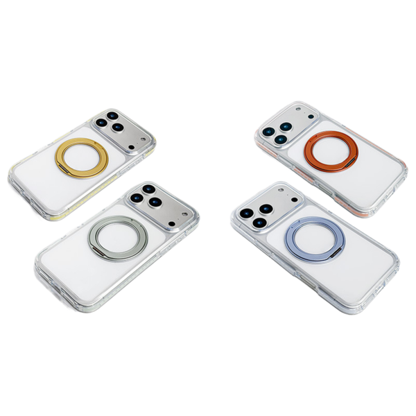 4-Piece Shockproof Transparent Shell Compatible with iPhone 17 Pro Max