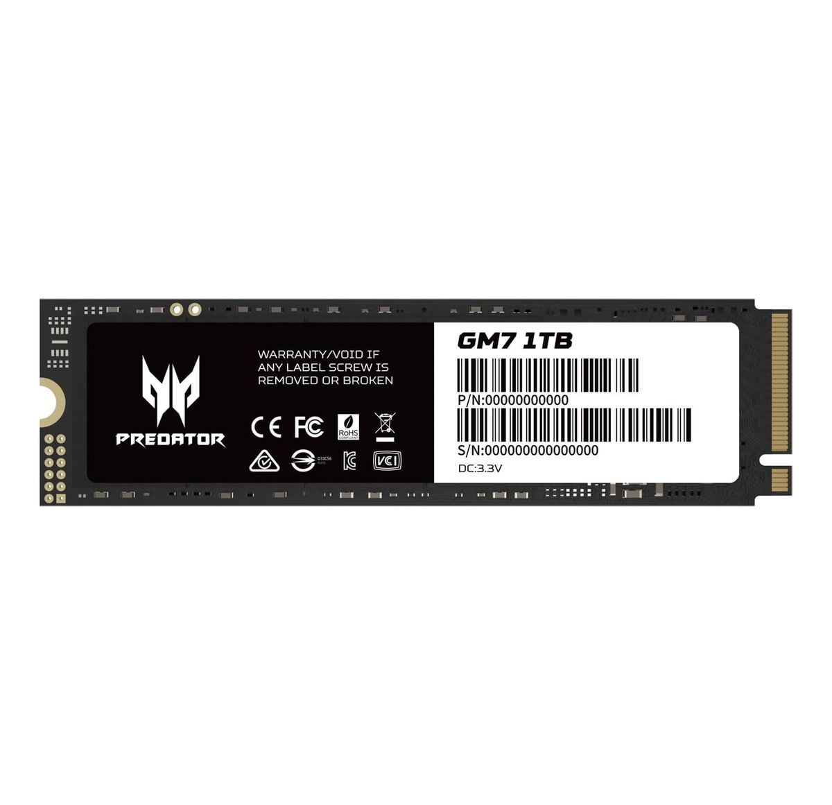 1TB GM7 Predator Acer 1TB Gen4×4 PCIe GM7 1TB SSD M.2 Predator M.2 Review SSD NVMe 内蔵型SSD