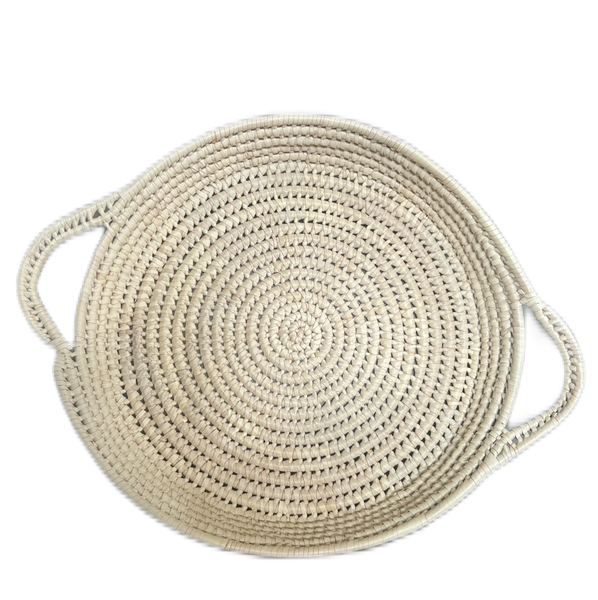Bella Round Natural WovenTray
