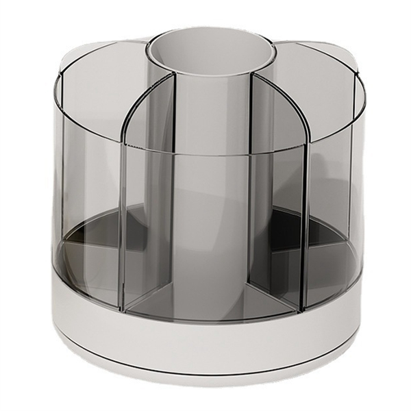Rotating Pencil Organizer 6 Compartments 360 Turntable B