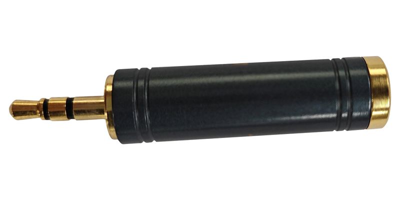 Multicomp Pro (MP013328) Stereo Plug - 3.5mm, Stereo Receptacle - 6.35mm