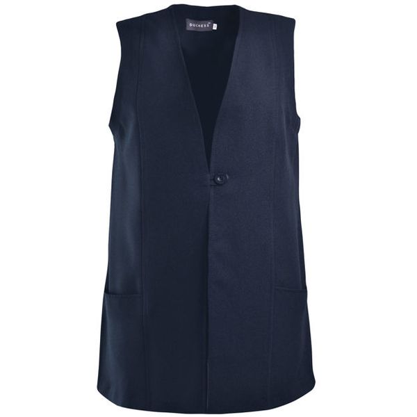 Duchess Freya Gilet Ladies Formal Long-Length Sleeveless Jacket