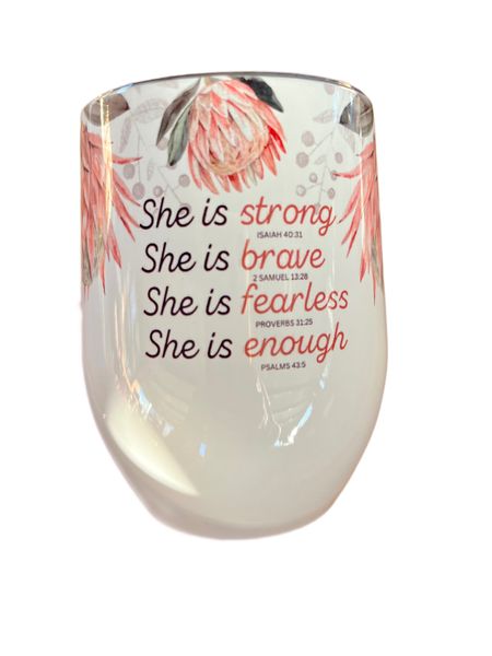 Coffee Wine Tumbler Protea Double Wall Travel Stainless steel mother mom