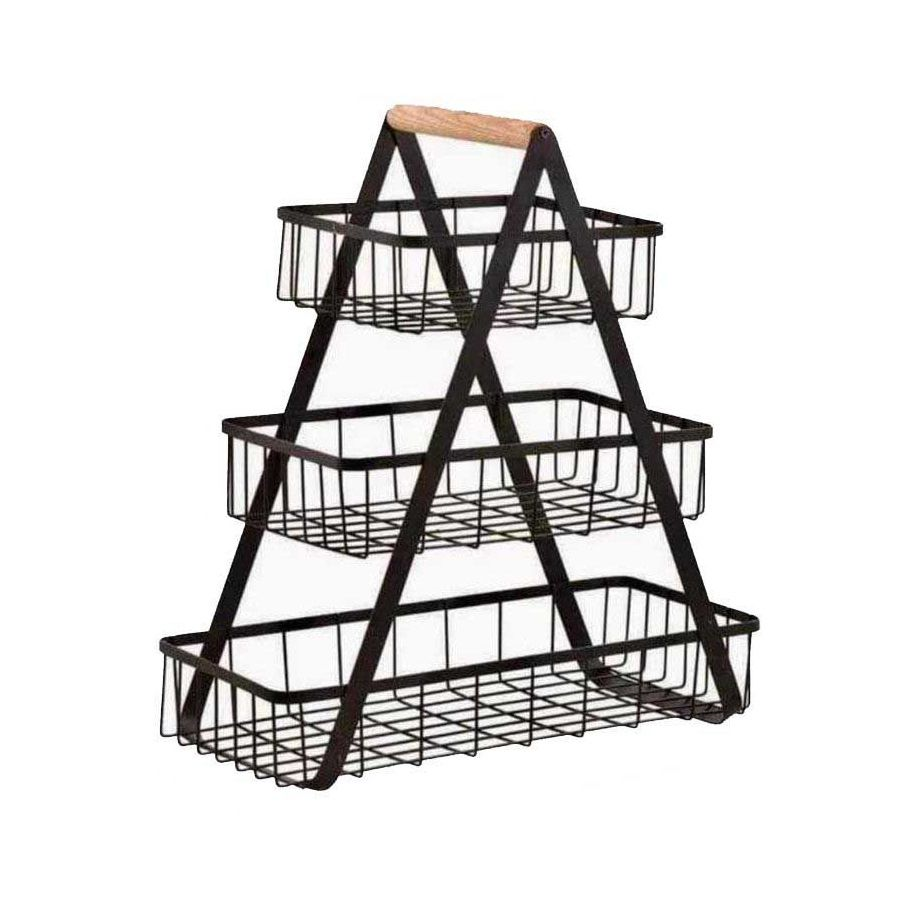 3Tier Kitchen Fruit Storage Stand Black Shop Today. Get it