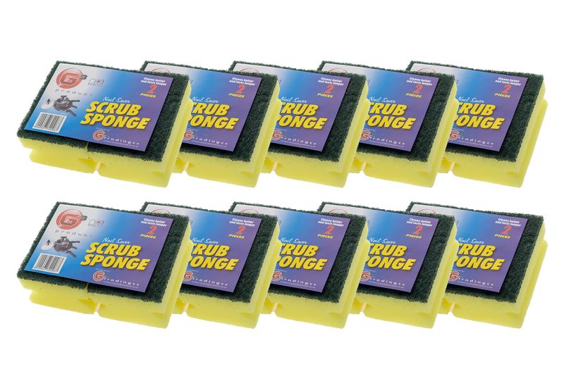 Nail Saver Scrub Sponge Bundle -10 x 2pc