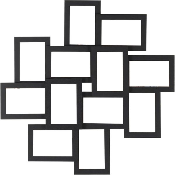 12-Pack 4x6' Wall or Desktop Decor Photo/ Picture Collage Frame Set