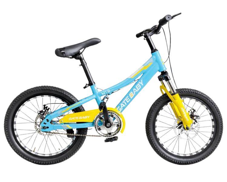 18Inch MTB Gate Baby Kids Bicycle With Disc Brakes &amp; Front Shock Absorbers