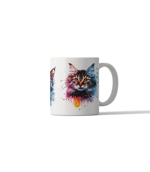 Cat Portrait 11oz DSG52 Printed Coffee Mug Gift