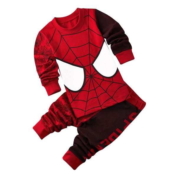 Kids Spiderman Pyjamas Red, White