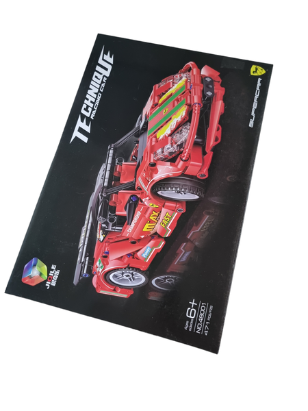 Super Racing Car 471 Interlocking Pieces Red