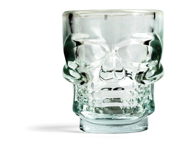 Kikkerland - Skull Short Glasses Set Of 4