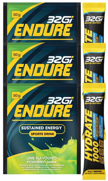 Endurance &amp; Hydration | Endure Lime (50g) | Hydrate 1000 (12g) | 32Gi
