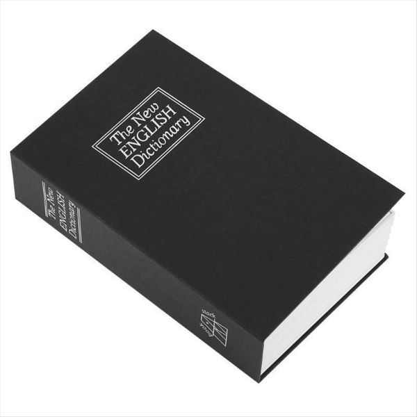 Transfer Book Safe with Combination Lock Metal Lock Compatible with None