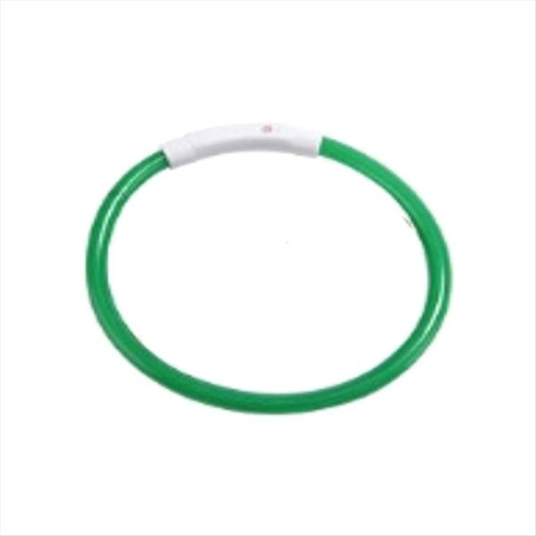 Dog Collar Detachable Glowing Usb Charging Luminous Leash Orange
