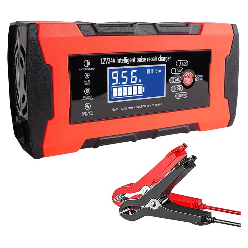 Suoer Battery Charger 20a With Lcd Screen For Deep Cycle Inverter Batteries