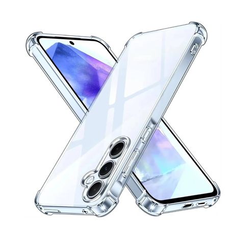 Anti-Yellow Clear Protective Case Compatible With Samsung Galaxy A25-2 Pack Image