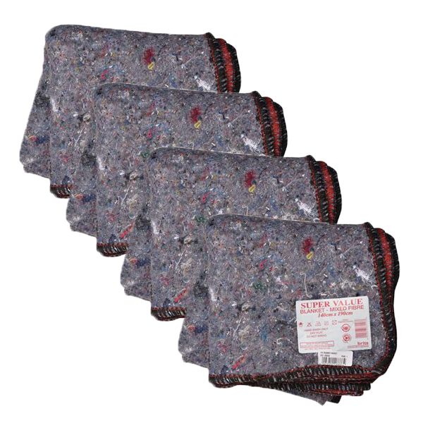 Pet Blanket Budget Super Value (190 x 140cm) - 4 Pack