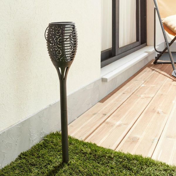 Inspire Solar Garden Spike LED Beacon Black
