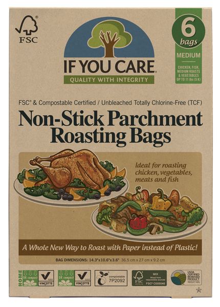 If You Care Non Stick Parchment Roasting Bags
