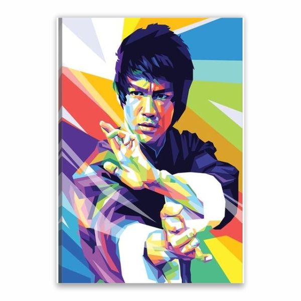Bruce Lee Colourful Poster - A1