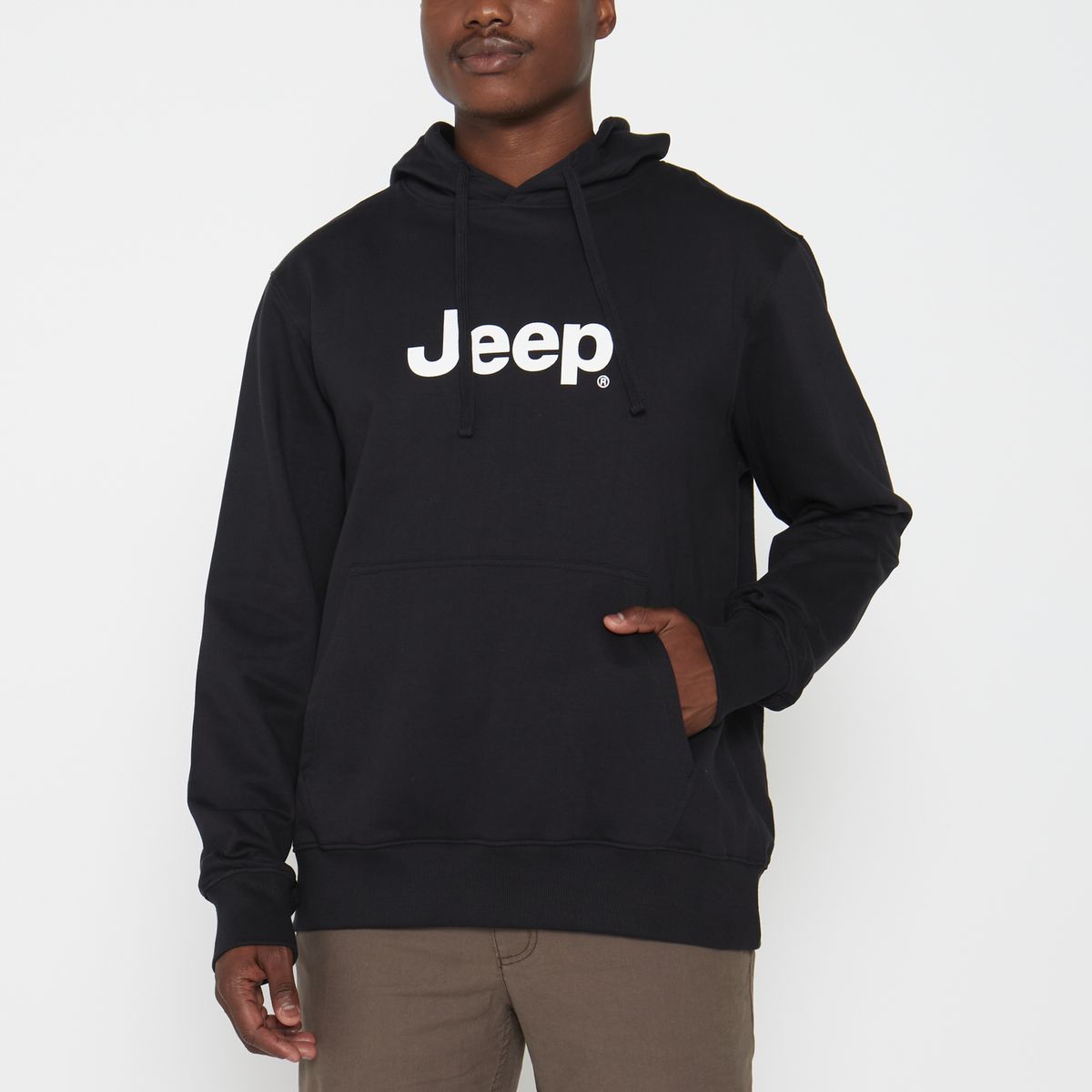 Jeep Icon Fleece Sweat With Hood - Black | Shop Today. Get it Tomorrow ...