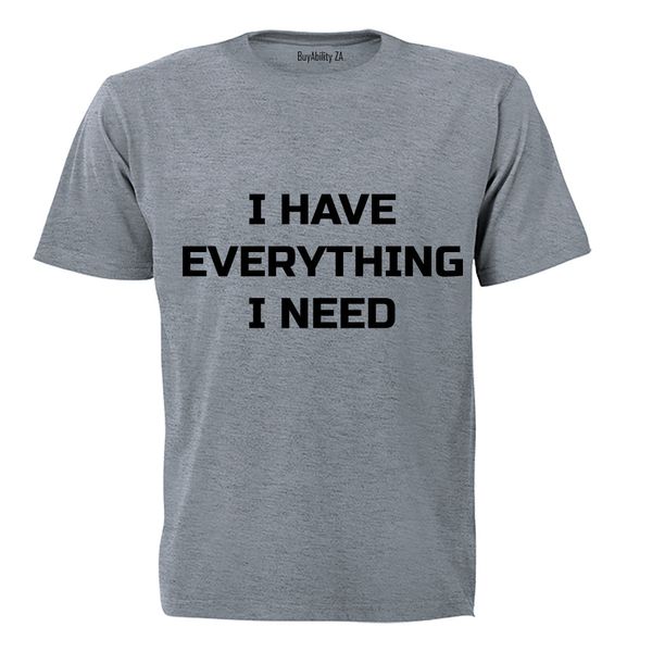 Mens T-Shirt - Grey image