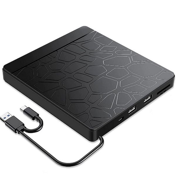 External DVD Drive for Laptop Portable CD/DVD ROM Writer Reader