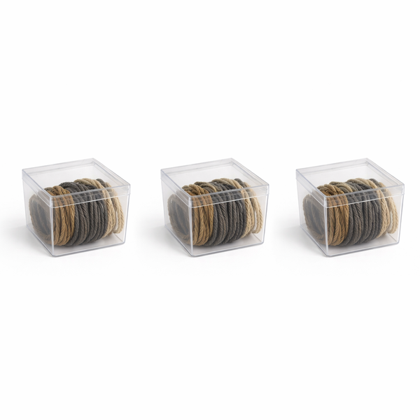 3 Pack - Seamless Hair Band - Brown