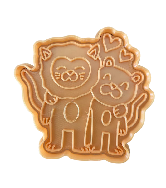 Hubbe Cookie Cutter - Animal Couple - Lion