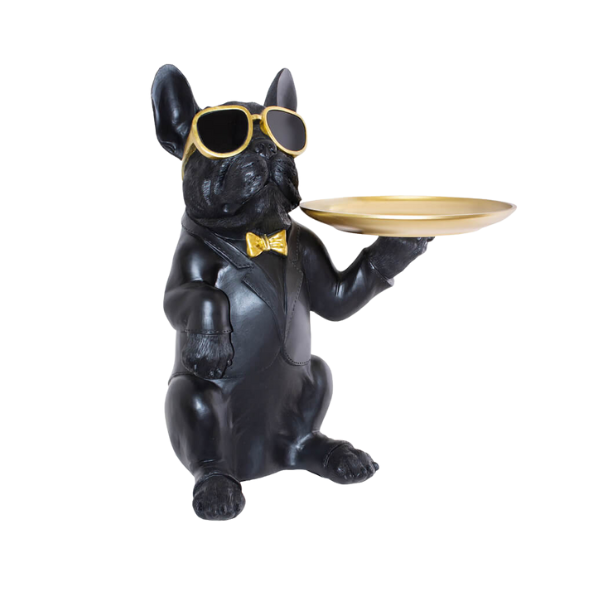 Sable Bulldog Butler W/Tray 35X41CM