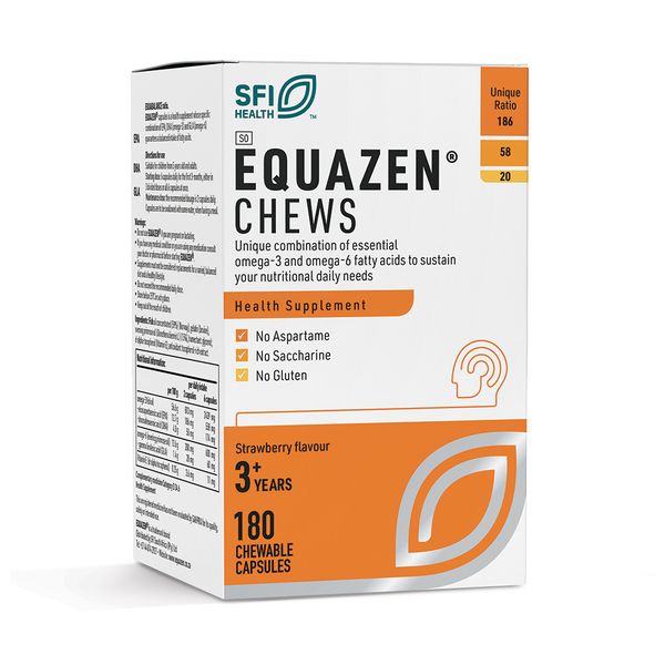 Equazen EyeQ Chewable Omega - Learning, Concentration, Capsules 180 s