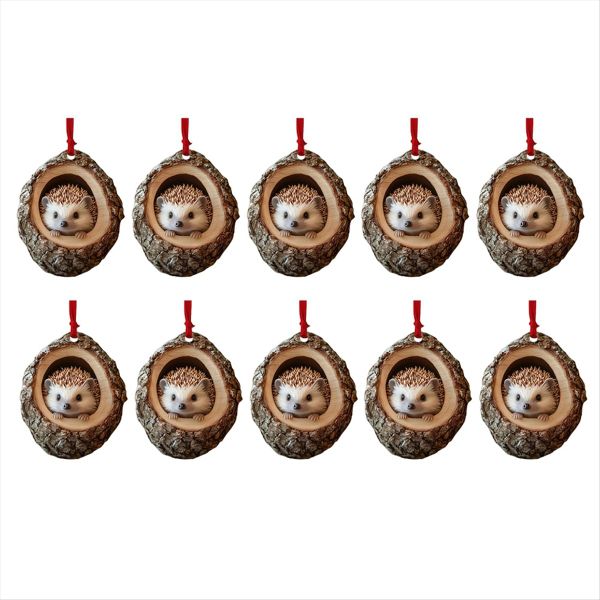 Christmas Decorations Christmas Tree Hedgehog Decorations Acrylic Flat Smal