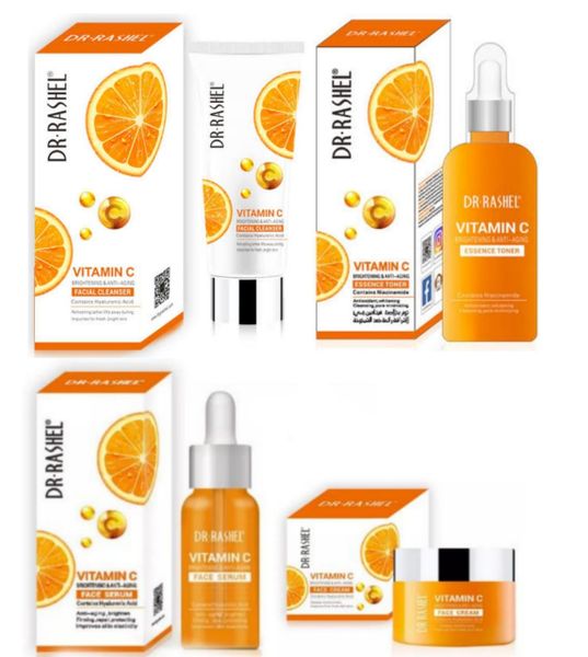 Dr Rashel Complete Facial Kit, Face Cleanser, Toner, Serum and Cream