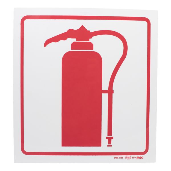 Fire Extinguisher Sign 290x290mm