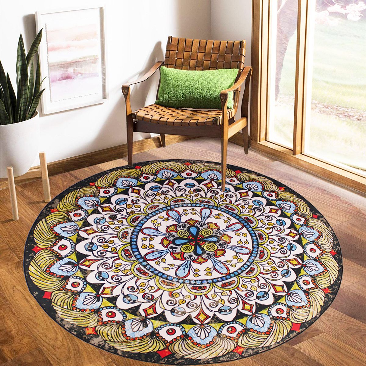 160cm Round LMA Branded 3D Printed Area Rug Lightweight - RM35 | Shop ...