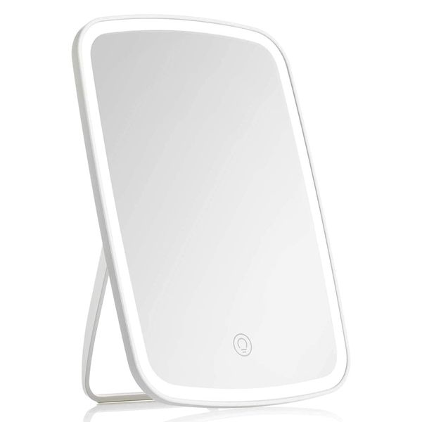 Portable LED Light Desktop Makeup Mirror Touch Screen