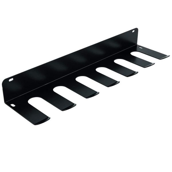 6 Holes Wall Mount Baseball Bat Display Storage Rack for Fence Garage