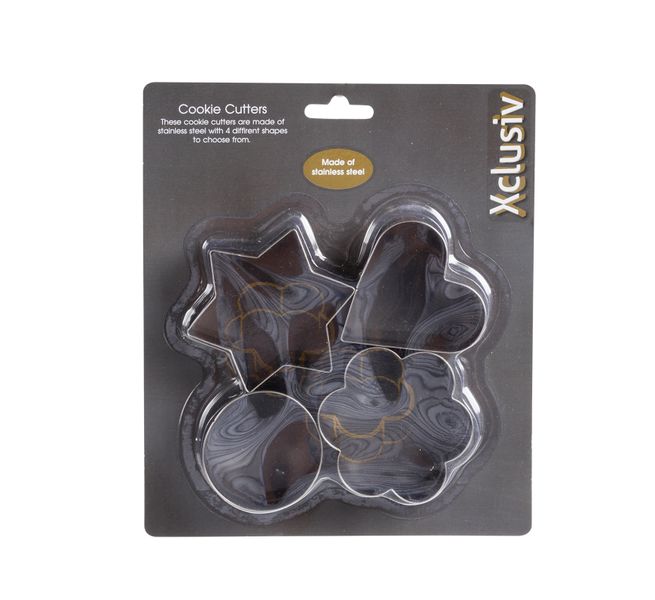 Xclusiv Stainless Steel Cookie Cutters