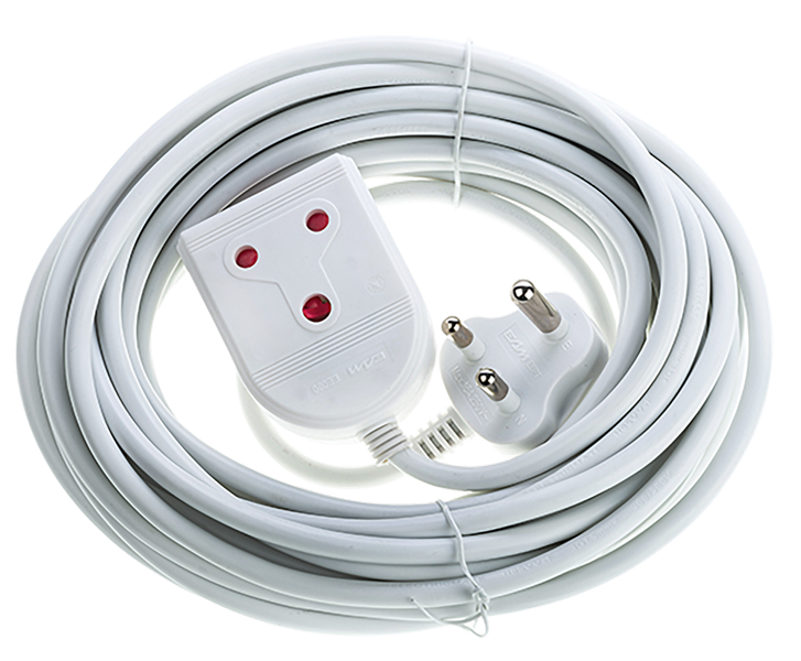 Electricmate 10A 10m Extension Lead - White