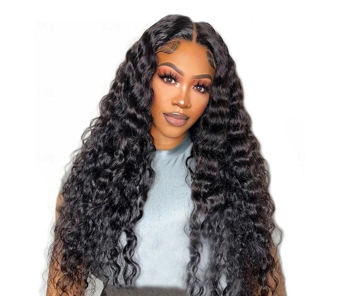 22" HD Transparent Lace Front Curly Wig - 13x4 Human Hair, Glueless